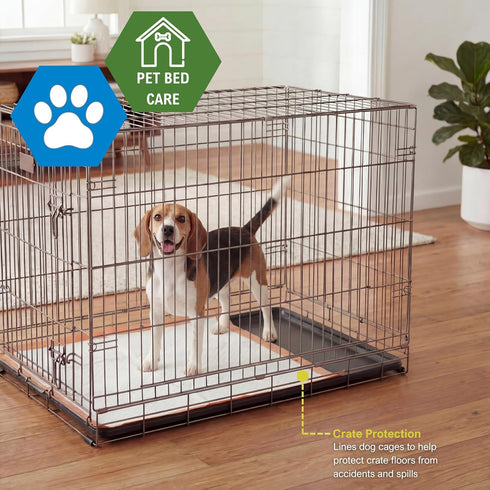 100 Count 22 24 6-Layer MED PRIDE Dog Training Pads with Attractant, Disposable Puppy Pee Pads, x in, Ultra Absorbent