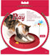 Catit Play Circuit Ball Cat Toy with Scratch Pad and Catnip Toy - Red, 43000