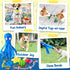 9-Pack KIPRITII Interactive Puppy Dog Toys for Small Dogs No-Stuffing Squeaky Octopus-Shaped Toy, Cute Plush & Engaging