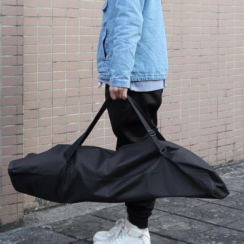 Skateboard Bag Waterproof, Adjustable Shoulder Straps for Penny Board/Standard Board, Black