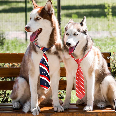 Segarty 50 PCS Dog Neckties, Adjustable Bow Ties for Medium Large Dogs, Festival Formal Bulk Pet Accessories