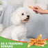 MON2SUN 4 Inch 20oz (56 Count-Pack 1) Rawhide Free Dog Treats, Chicken Wrapped Cod Fillet Dog Snacks for Small Dogs