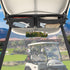Golf Cart Overhead Storage Bag, Heavy Duty Ceiling Organizer Bag, Compatible with Club Car Precedent, Tempo, Onward