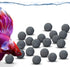 JOR Betta Calcium-rich Energy Balls, 20 pcs Water Conditioner Gray Beads for Crystal Clear Aquarium Water