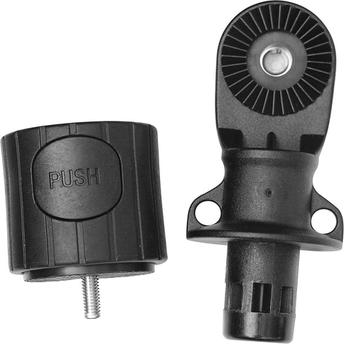 New Upgrade 360 Degrees MiniPort Fishing Rod Holder with Track Mounting Base Kit