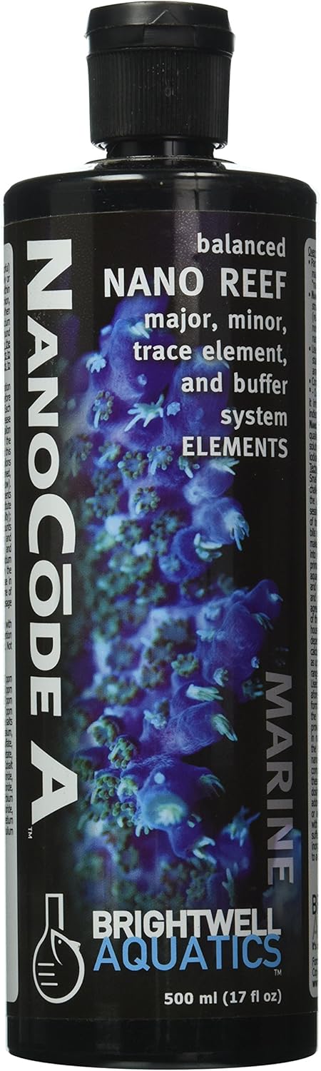 Brightwell Aquatics NanoCode A, Major, Minor and Trace Elements for Nano Reef Aquariums