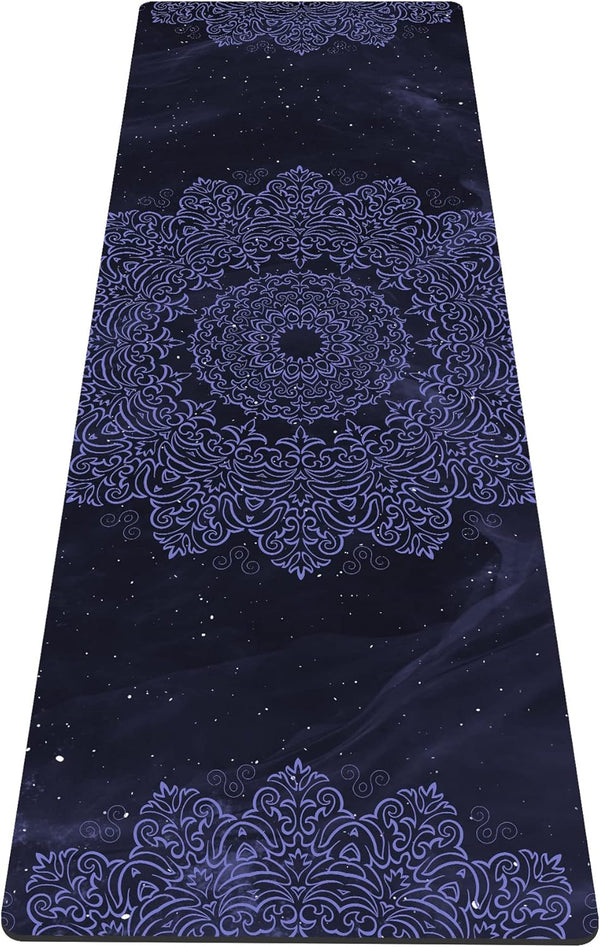 nuveti Extra Thick TPE Yoga Mat - Non Slip Fitness Exercise Mat with Carrying Bag, 72"x24" for Yoga & Pilates