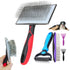 Extra Long Pin Slicker Brush for Dogs, Large Size, 5-in-1 Dog Grooming Brush for Removing Loose Fur and Tangles,