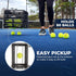 Tourna Ballport Deluxe Tennis Ball Hopper with Wheels - Effortless Ball Collection