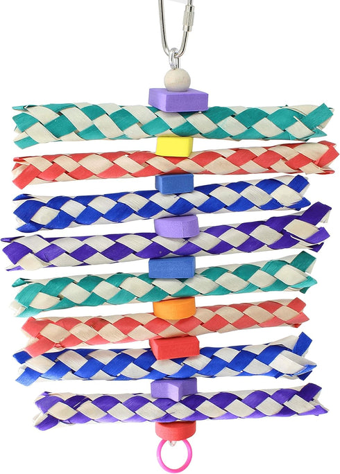 Bonka Bird Toys 1243 Colorful Foamy Delight Shredding Parrot Parrotlet Quaker Cockatoo Budgie