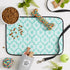 Bone Dry Ultra Absorbent Pet Mat, Machine Washable, 12x18, Green Lattice