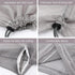 2Pcs Cat Bathing Bag, Adjustable Cat Grooming Restraint Bag for Bathing (Gray & Pink)