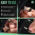 Square1 Presta Valve Core Kit, 10 Universally Compatible Presta Valve Cores, 1 Removal Tool & 10 Caps for Tubeless Bike