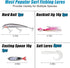 Surf Fishing Tackle Kit, 173pcs Ocean Saltwater Fishing Gear, Lures, Rigs, Weights, Hooks, Accessories