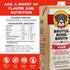 Brutus Bone Broth for Dogs, All Natural, Made in USA, Glucosamine & Chondroitin, Hydrating Dog Food Topper (Pork,
