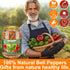 21oz Dried Bell Peppers Mix, Natural Dehydrated Red & Green Bell Pepper Flakes, Perfect Toppings for Ramen, Vegetables