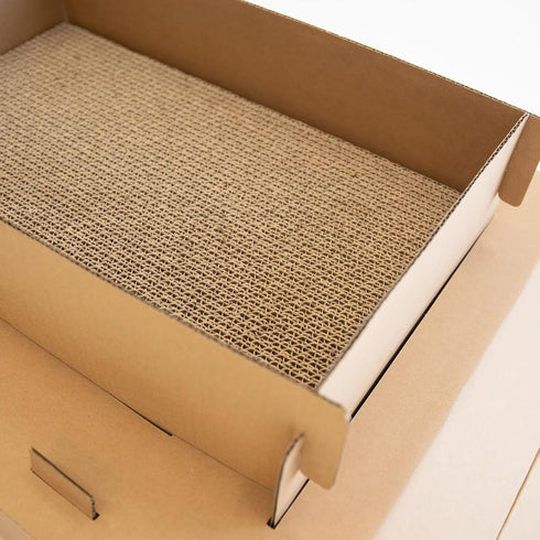 Carlson Cat Camper with Scratching Pad, Includes One Cat Door, Three Paw Windows, and One Scratching Pad
