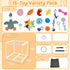 15 23.2" Puppy Play Gym with Puppy Toys, Indoor Jungle Gym with Puppy chewingToys for Teething & Mental Stimulation