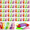 Hosuly 280 Count Disposable Compressed Towels Tablets Bulk Soft Colorful Face Compressed