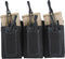 Triple Mag Pouch Open-Top Rifle and Pistol Magazine Pouches for M4 M16 AK Military Gear