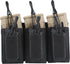 Triple Mag Pouch Open-Top Rifle and Pistol Magazine Pouches for M4 M16 AK Military Gear