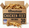 K9warehouse Chicken Feet for Dogs - 30 Count, Dehydrated Chicken Dog Treats,
