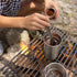 Tapirus Long Spork and Spoon Set | Stainless Steel Eating Utensils for MRE Bag, Ideal for Hiking