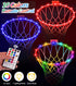 16 7 LED Basketball Hoop Light, Waterproof Super Bright Basketball Rim Lights,Remote Control Colors and Lighting