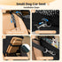 Kfonla 15lbs Center Console Dog Car Seat, Portable Pet Cat Puppy Booster Armrest Carseat, Anti-Collapse Pet Car Seat