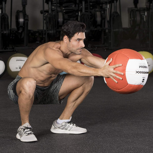Champion Sports Rhino Promax Wall Balls - Soft Shell Non-Slip Grip for Weightlifting, Plyometrics, Cross Training