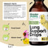 Lung Support Drops for Dogs, Vegan Respiratory Health Supplements with Mullein Leaf - 4 oz
