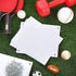 200 6 7.5 Inch Lyrow Pcs Blank Running Bib Numbers with Safety Pins for Marathon Competition Sports Events Tearproof