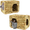 HERCOCCI Extra Large Grass House for Rabbit, Foldable & Comfortable - Small