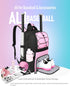 Softball Bag - Lightweight Baseball Backpack with Shoes Compartment, Fence Hook for TBall Bat & Equipment