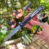 DC53 G10 Flipper Pocket Folding Knife, Steel Blade and Black Handle, with Pocket Clip and Glass Breaker, EDC Tool Knife