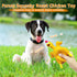 Natural Rubber Grilled Chicken Squeaky Dog Toys, Durable Chew Toys for Small Medium Large Dogs (3 Packs)