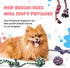 Pacific Pups Rope Dog Toys for Small and Medium Dogs, Cotton Ropes for Boredom, Non-profit Dog Rescue