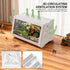 TIMBERHIDE Smart Lighting Reptile Terrarium with Timer & Dual-Mode LED/UVB - Adjustable Brightness All-in-One Habitat