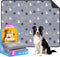 X.P.Made Washable Pee Pads for Dogs, 2 Pack Reusable Puppy Pads, Waterproof Pet