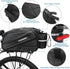 Lixada Bicycle Bag Double Pannier Rack, Large Capacity Rear Pannier Bag for Outdoor Cycling Travel