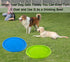 Dog Flying Disc - 2 Pack Soft Rubber Interactive Flying Disc Toy for Small and Large Dogs, Floats in Water