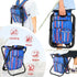 Backpack 300 LBS Backpack Kikerike Stool Cooler Chair Heavy Duty Max Load Portable Lightweight Stool Folding Fishing
