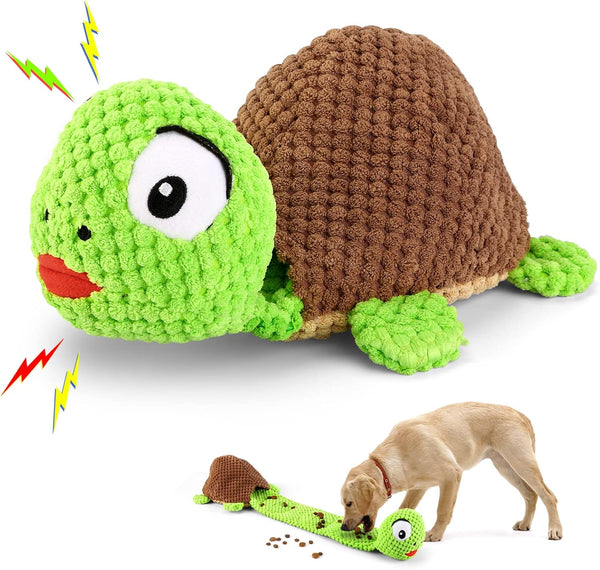 Dog Squeak Toys for Enrichment | Treat Dispensing Puzzle Toys for Large Medium Small Dogs