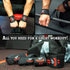 Premium Weightlifting Bundle - Wrist Weightlifting Straps Pair + Wrist Wraps Pair + Carry Bag for Deadlifts, Gym,
