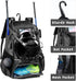 Youth Baseball Bag - Backpack for Boys, Adults, Softball Equipment & Accessories