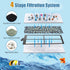 8 Pack PF-S Filter Cartridges for Top Fin Silenstream PF10 Power Filters - Replacement Aquarium Carbon Cartridge