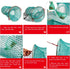 2 BasicGear Crab Spring Trap pcs - Bait Trap for Lobster, Crawfish, Shrimp, Portable Folding Collapsible Fishing Traps