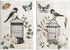 Stupell Industries Vintage Bird Cage Butterfly Wall Art, 2pc Set, Design by Nan