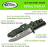 SZCO Supplies 13" M-9 Bayonet Tactical Saw Back Knife, Green/Black