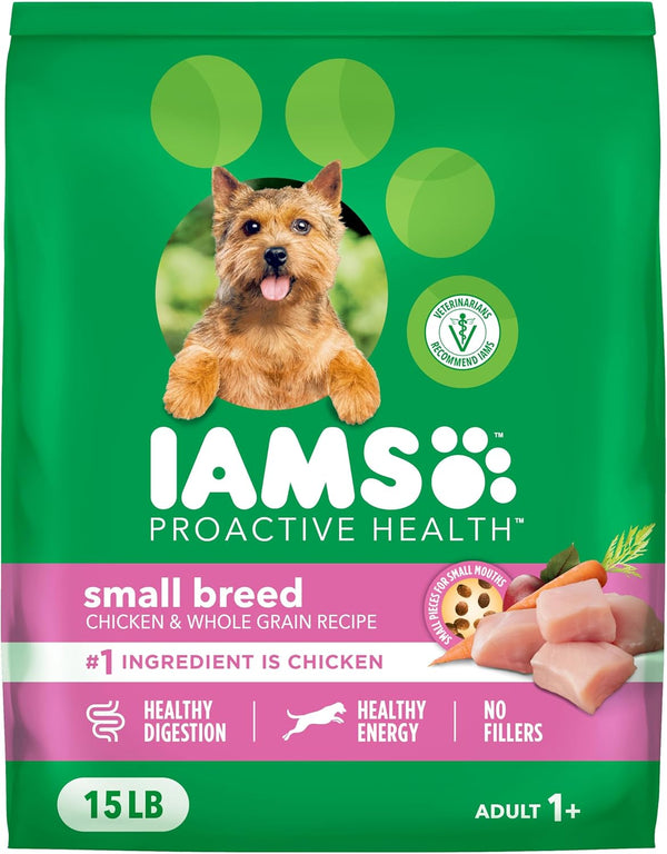 IAMS Proactive Health Dry Dog Food for Small Breeds, Adult Dog Food